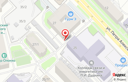 Валери Тур на улице Петра Алексеева на карте