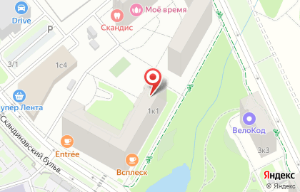 Детский центр Нейроника на метро Коммунарка на карте
