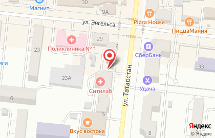 Магазин фруктов и овощей на улице Татарстан на карте