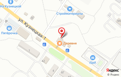 Кафе ДереVня на карте