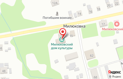 Милюковский дом культуры на карте