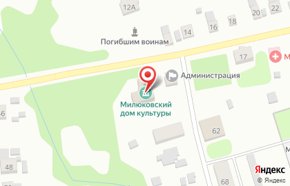 Милюковский дом культуры на карте