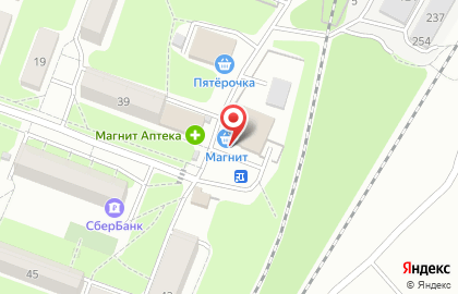Супермаркет Магнит в Калуге на карте