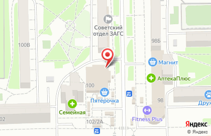 Ателье в Омске на карте
