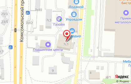 ООО Авто-люкс на Комсомольском проспекте на карте
