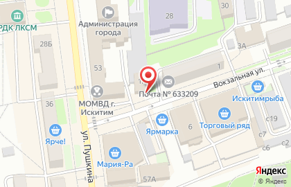 Управление вневедомственной охраны ВНГ РФ по Новосибирской области в Новосибирске на карте