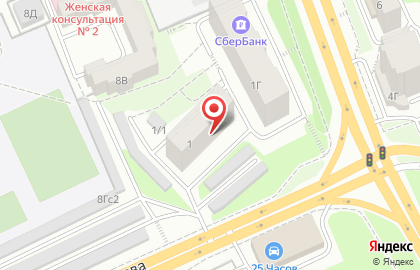 Интернет-провайдер Орион телеком в Октябрьском районе на карте