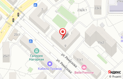 Ремогт окон и балконов Нагорная на карте