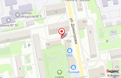 Супермаркет Пятерочка в Старом Осколе на карте