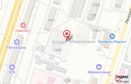 Live car на улице Ленинградской на карте