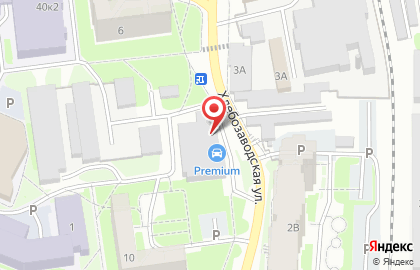 Автомаркет в Железнодорожном районе на карте