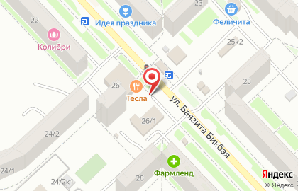 Киоск по продаже печатной продукции Уфа-печать на улице Баязита Бикбая на карте