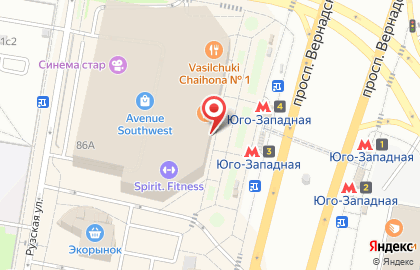 Салон оптики Линзмастер на проспекте Вернадского на карте