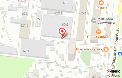 Торговая компания Производственно-торговая компания на площади Сибиряков-Гвардейцев на карте