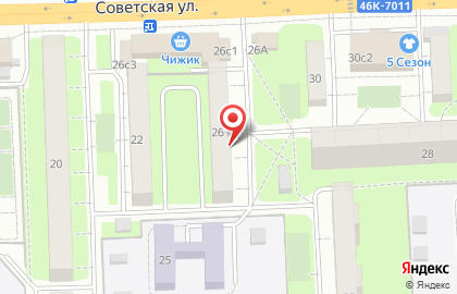 Ресо-гарантия Осао Ресо-42 в Железнодорожном на карте