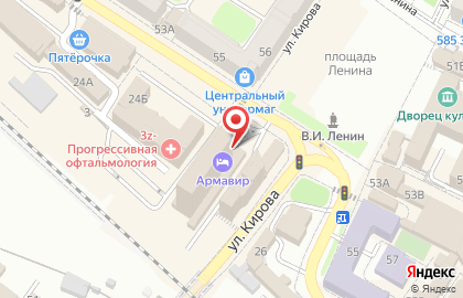Акционерный коммерческий банк Фора-Банк на улице Кирова на карте