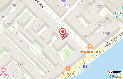 Астерия в Апраксином переулке на карте