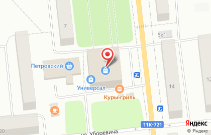 Мебельный салон Диван Диванов на улице Уборевича на карте
