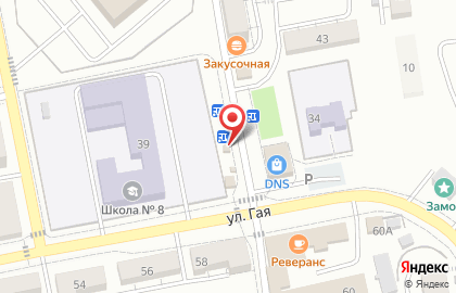Рыбная лавка в Октябрьске на карте