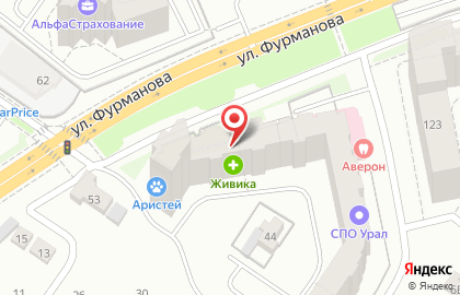 Интернет-магазин автозапчастей Plenty car на улице Фурманова на карте