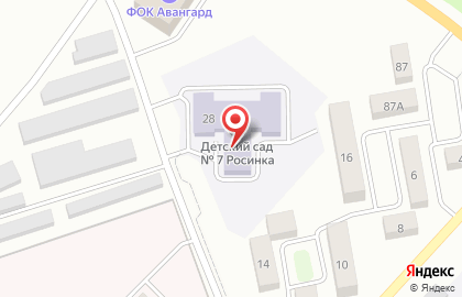 Детский сад Росинка №7 на карте