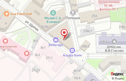 Школа системного менеджмента на улице ​Щипок на карте