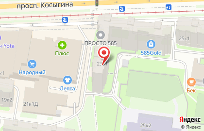 585, Сеть Магазинов на проспекте Косыгина на карте