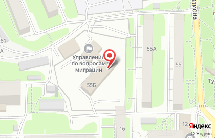 УФМС, Отдел Управления Федеральной миграционной службы России по Смоленской области в Заднепровском районе на карте