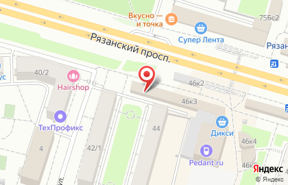 Ювелирный магазин Красно Золото на Рязанском проспекте на карте