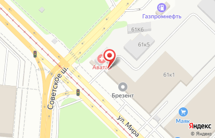 Компания Аква-Пром на улице Мира на карте