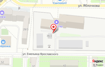 Автомобильная служба спасения А Плюс на улице Яблочкова на карте