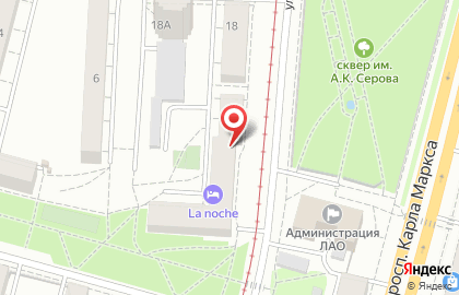 Салон-ателье Анжелика в Ленинском районе на карте