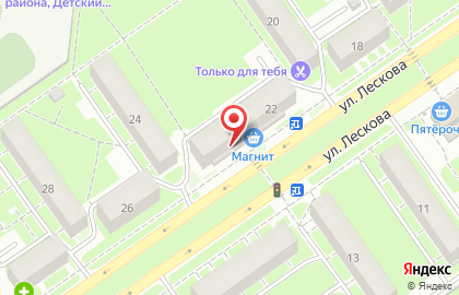 Ювелирная мастерская на улице Лескова на карте