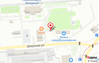 Ленинский район Киоск по продаже фруктов и овощей на улице Широкая на карте