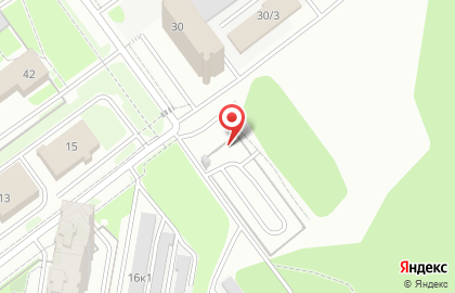 Автостоянка в Новосибирске на карте