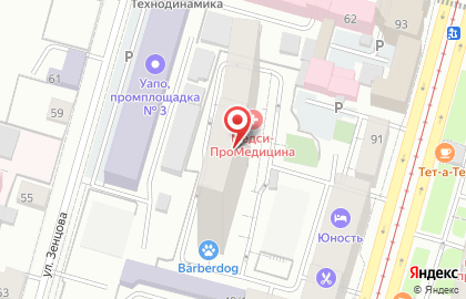 Танцы в Квадрате на карте
