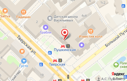 Нотариус Гончарова Л.Н. на Тверской улице на карте
