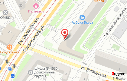 Страховая компания Ингосстрах в Сокольниках на карте