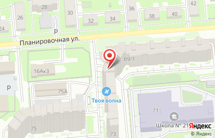 Торговая компания Приборика в Горском микрорайоне на карте