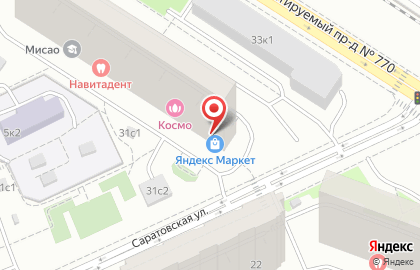 Магазин Суши Сет на Саратовской улице на карте