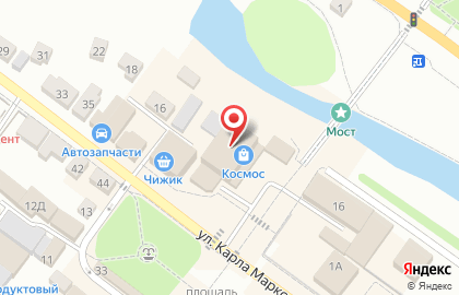 Фирменный магазин Ермолино на площади Ленина на карте
