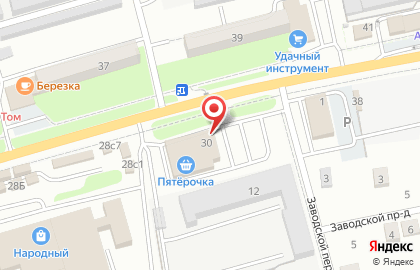 Магазин Народные кухни на 1-ой Рабочей улице на карте
