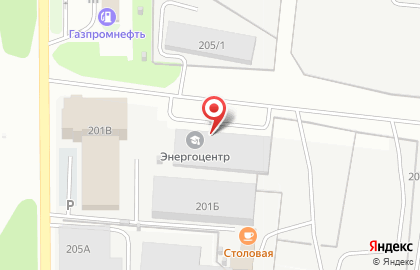 Энергоцентр в Октябрьском районе на карте