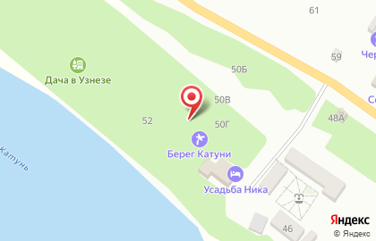 Берег Катуни на карте