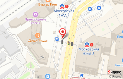 Указатель системы городского ориентирования №5848 по ул.Революции площадь, д.4 р на карте