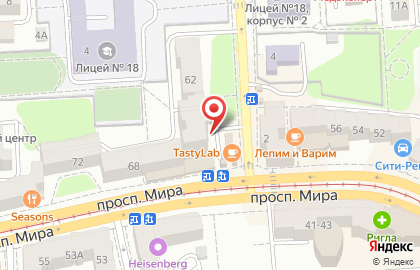 Магазин разливного пива в Калининграде на карте