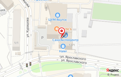 Бутик косметики и парфюмерии Л`Этуаль на улице Ярославского на карте