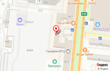 Караоке-бар Крик на улице Савушкина на карте