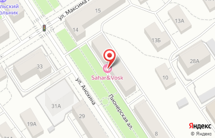 Студия депиляции и маникюра Sahar&Vosk на улице Анохина на карте