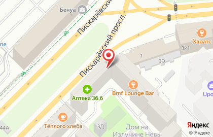 Барбершоп Topgun на метро Площадь Ленина на карте